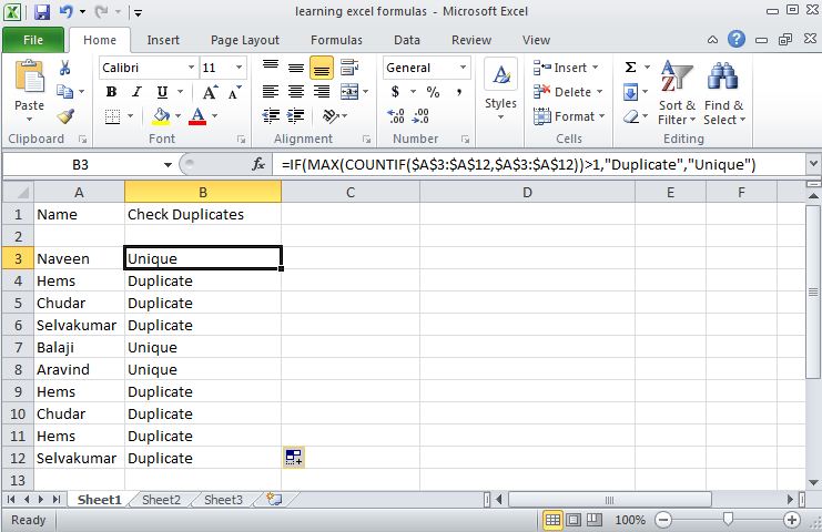 excel find duplicates in columns