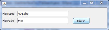 FileSearch in Java with User Interface – NgDeveloper