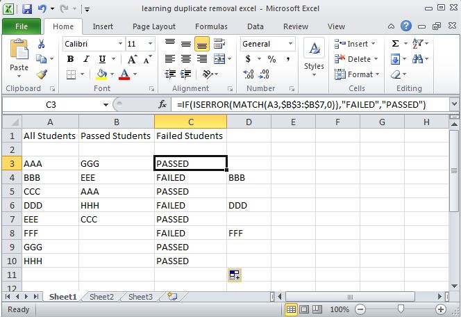 Compare two columns in Excel and delete duplicates – NgDeveloper